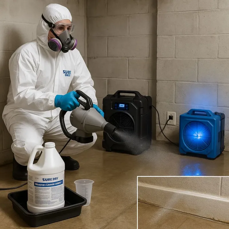 Sanitization and Odor Removal process in Pinardville, NH